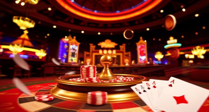 Immersive lounge-style interface of 77BD casino
