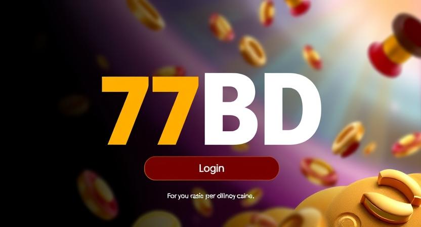 77BD Login Clean and intuitive 77BD login interface